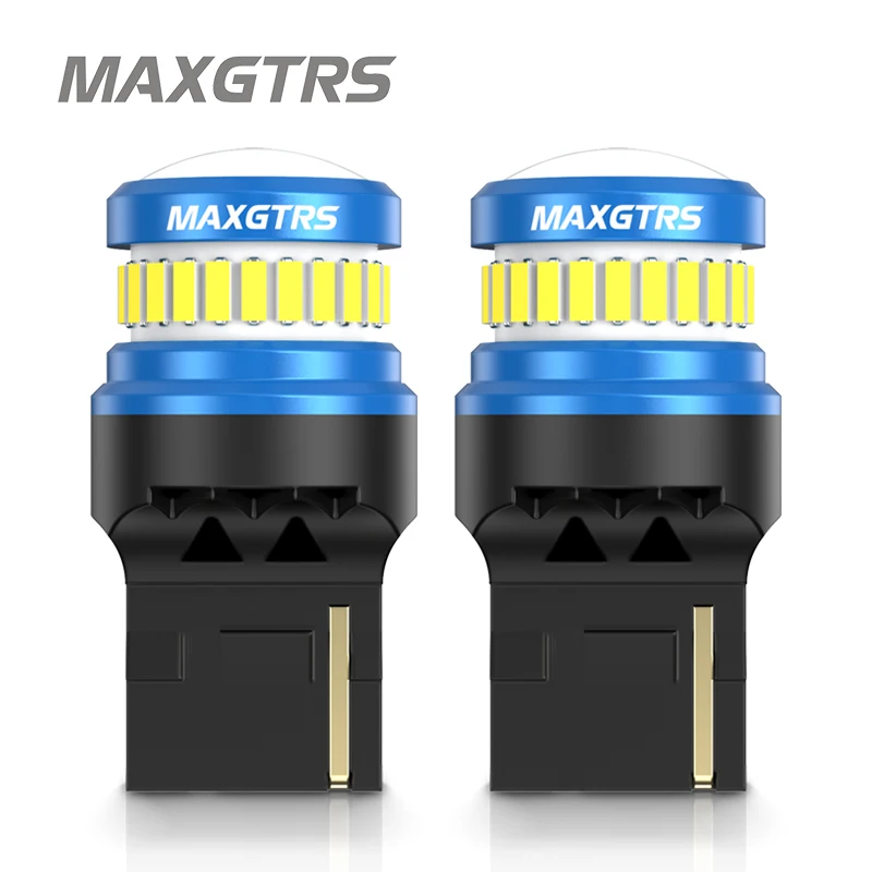 2x 1156 BA15S P21W 1157 7440 7443 W21/5W 3157 BAZ15D BA15D P21/5W Bau15s Żarówka samochodowa LED Lampa kierunkowskazu hamowania wstecznego 12V