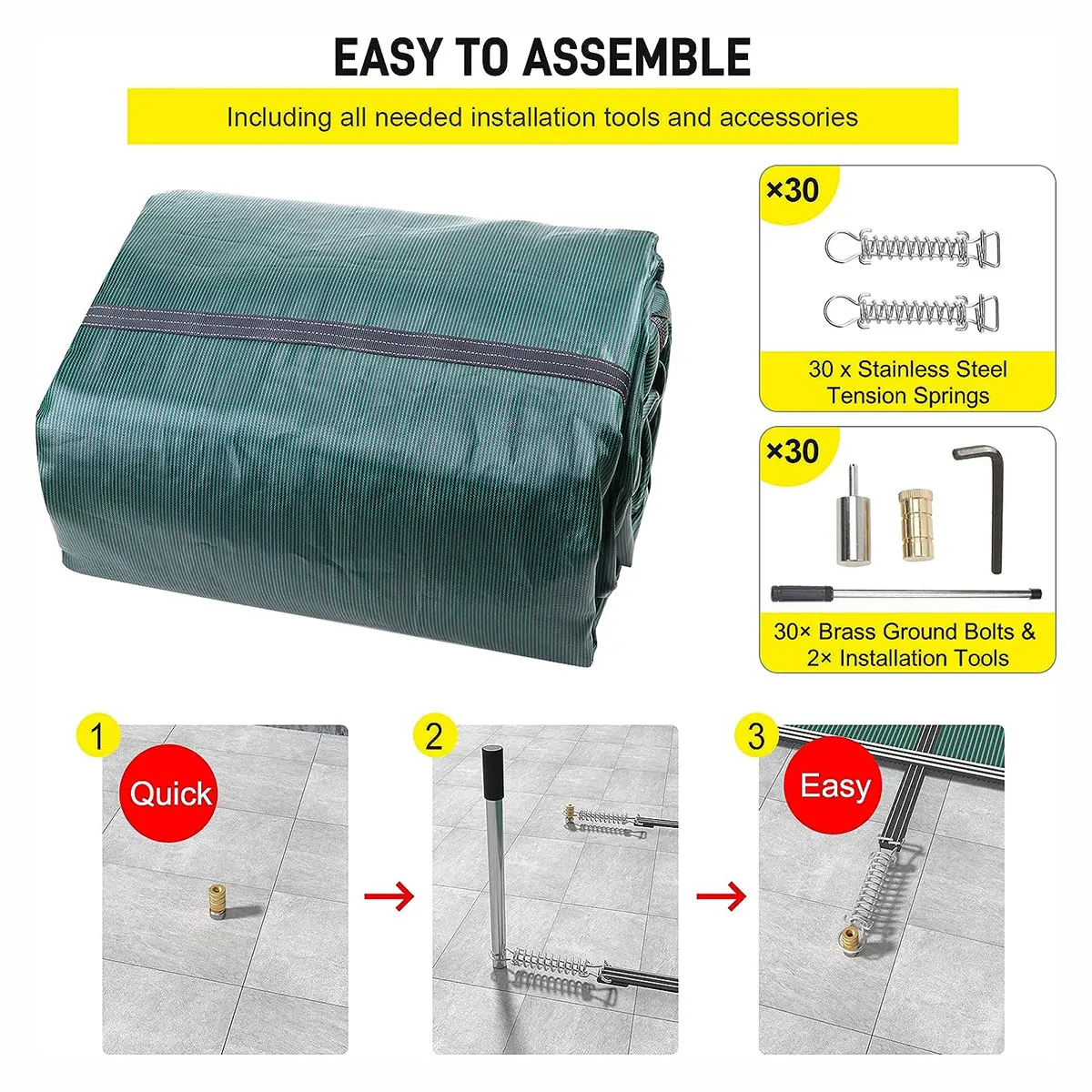 

PP mesh pool cover safety protection, outdoor swimming pool custom safety cover