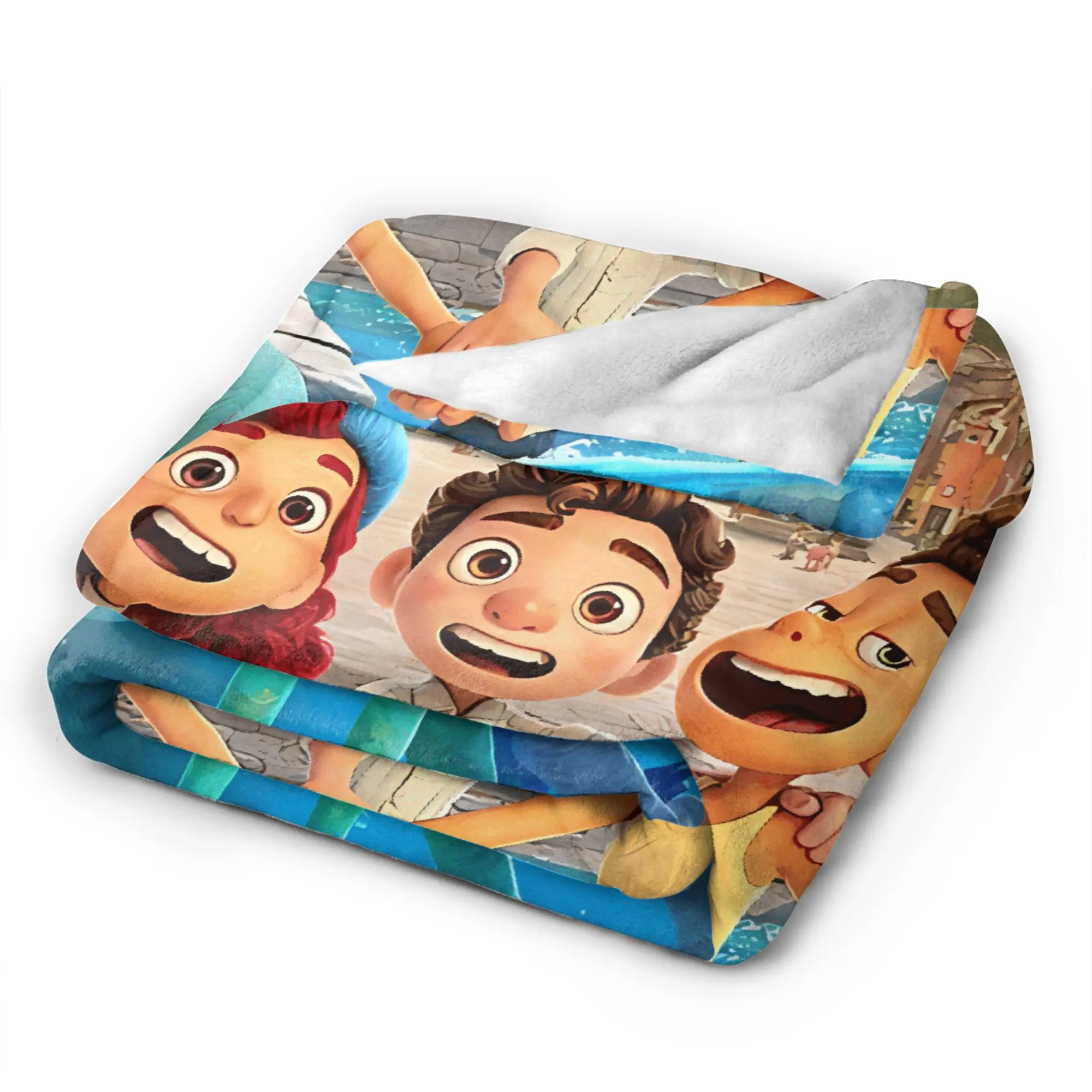 الكرتون LUCA بطانية لينة دافئة مريحة أفخم الفراش يلقي للطلاب غرفة المعيشة الفانيلا المفرش غطاء السرير