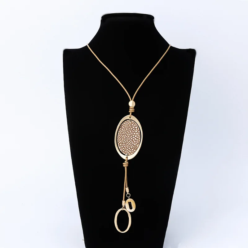 

Kaseakia Statement Sweater Necklace, Ethnic Style Fashion Long Necklace for Women