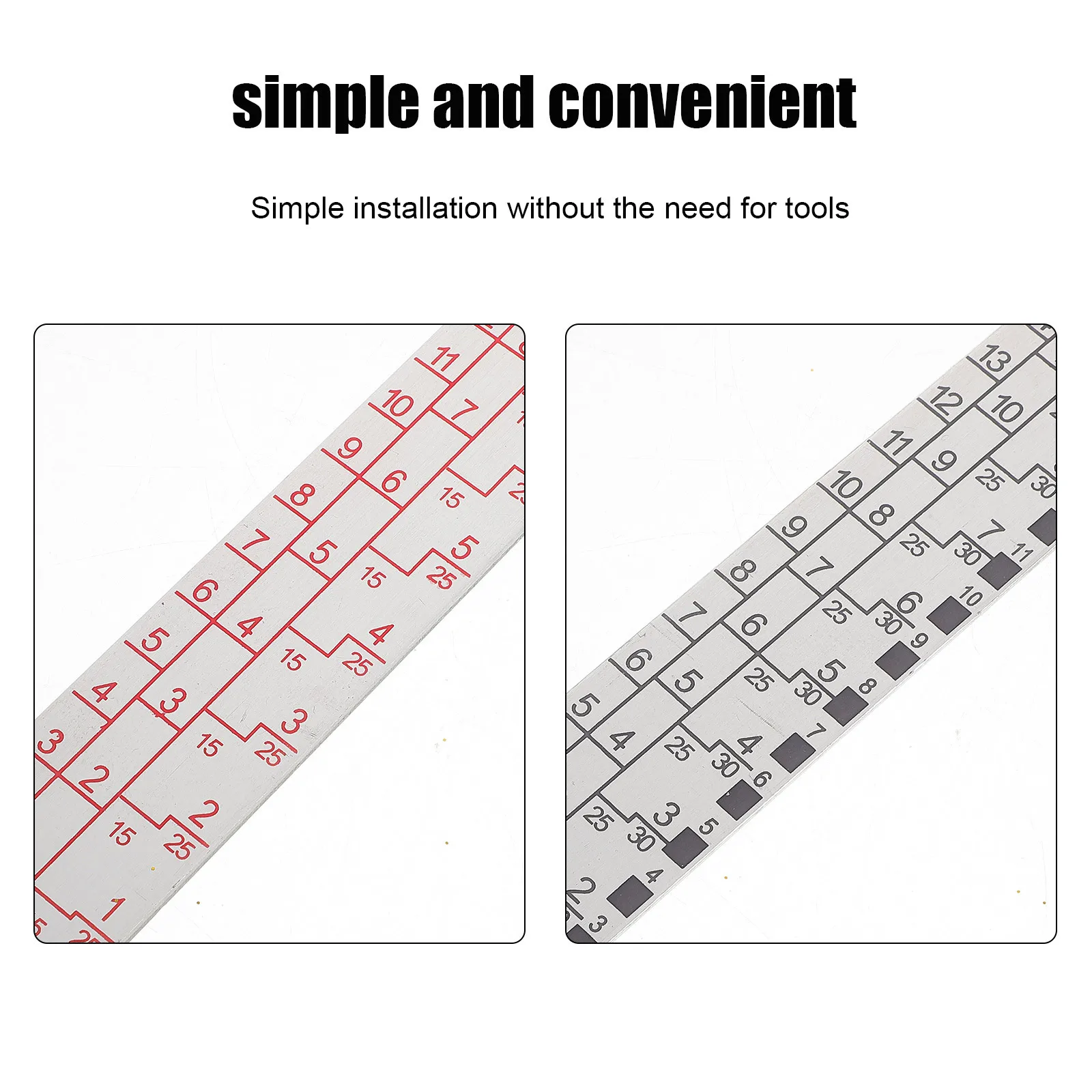 

Automotive Stainless Steel Paint Mixing Ruler Accurate Measuring Stick Car Paint Color Mixing Tool Stirring Paddle