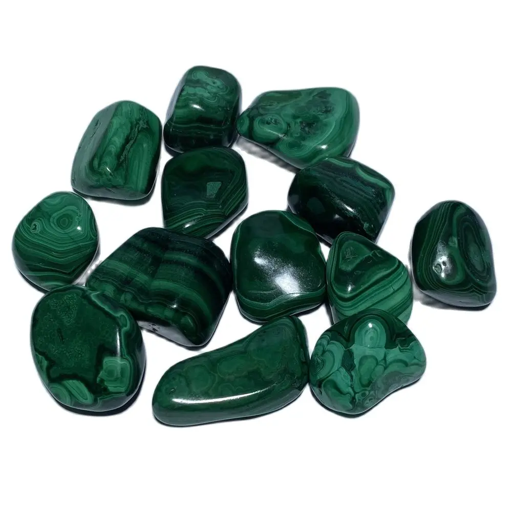 녹색 말라카이트 천연석 광물 표본 원석 크리스탈, 힐링 레이키 팜 아쿠아레이션, 가정 정원 장식