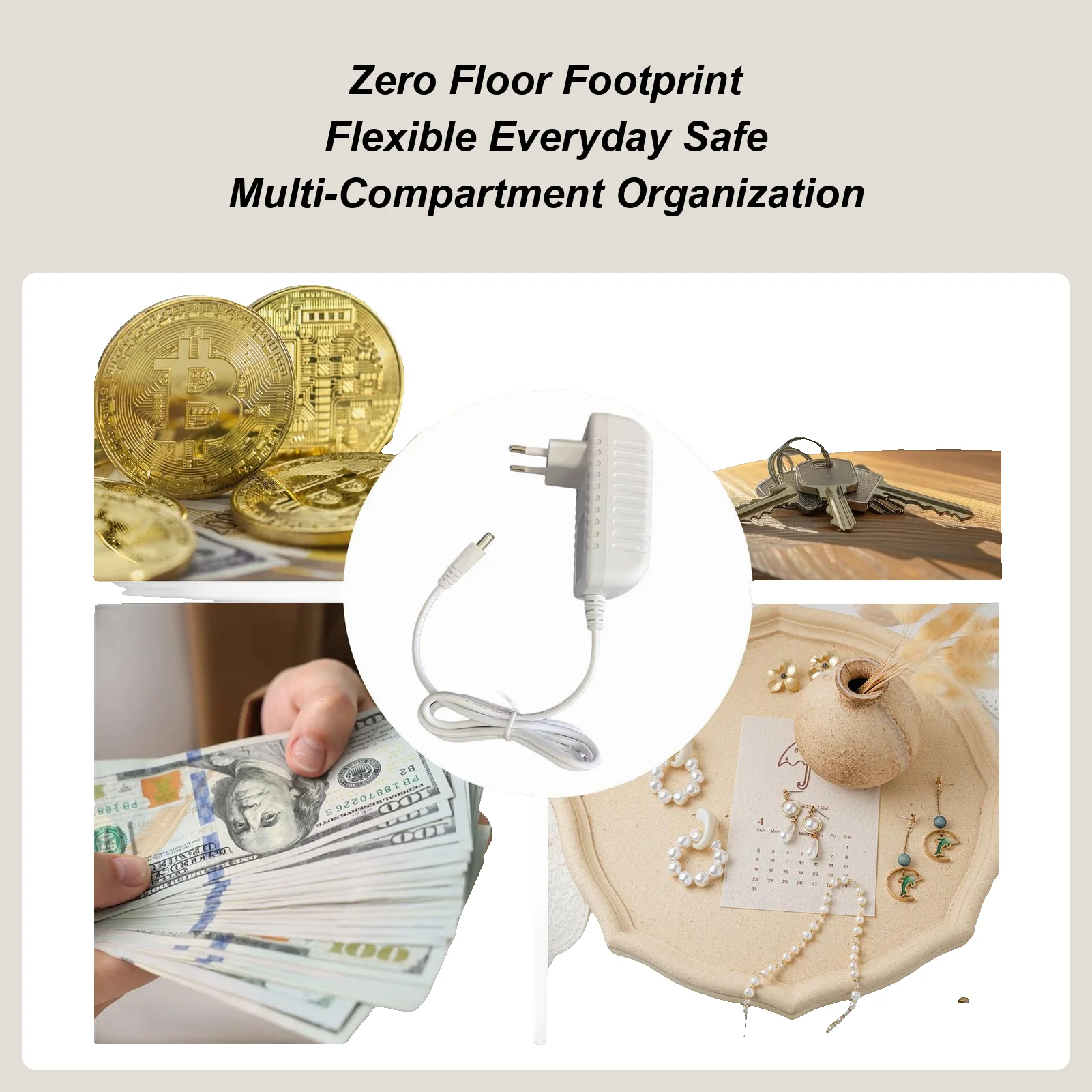 

Секретный сейф, денежный ящик для путешествий, зарядное устройство, ювелирные изделия, денежные ценные вещи, ключи от машины, копилка, противоугонная сумка для багажа, большая сумка