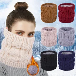 Écharpe d'hiver en peluche pour hommes et femmes, cache-cou en laine Snood, couverture chaude pour le visage, cache-cou optique, écharpes en cachemire faciles