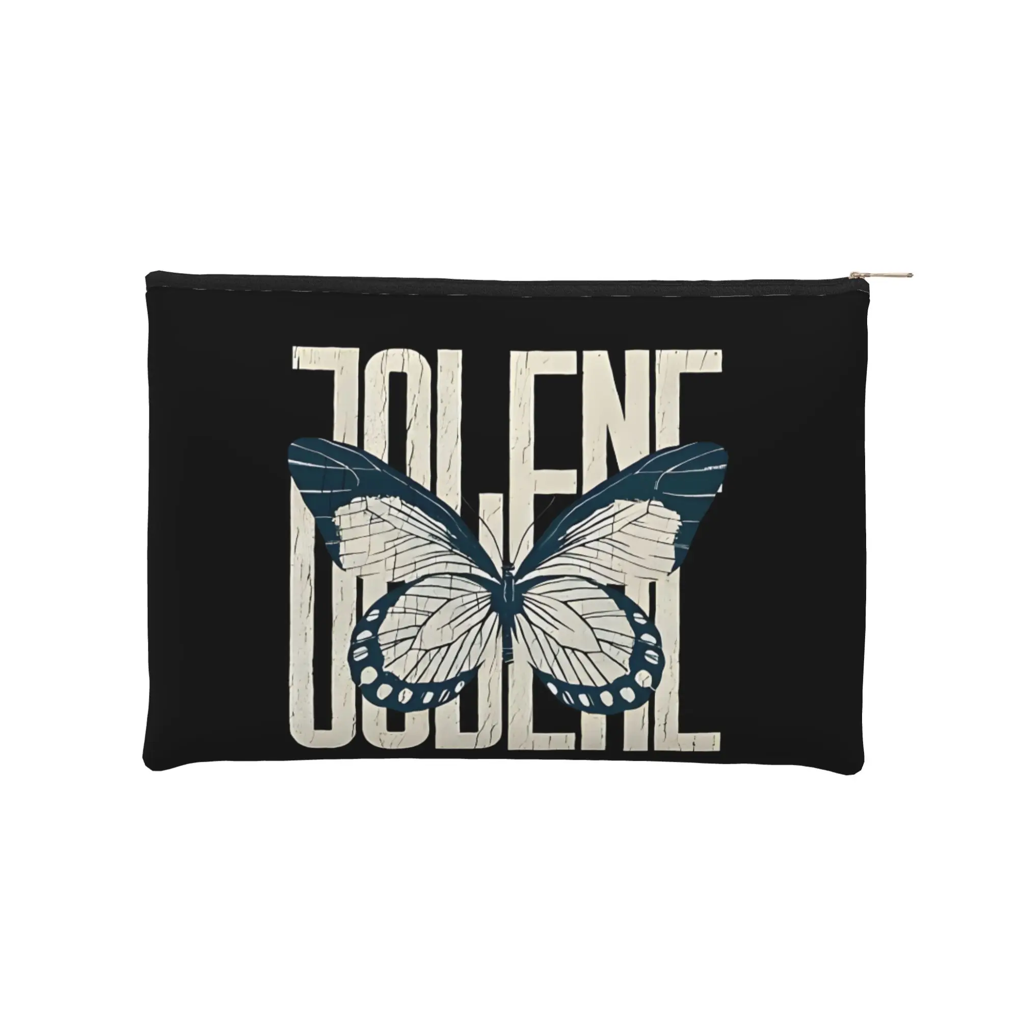 Lightweight Cute pouch Butterfly Typographic Designs Dolly Parton Makeup Bag  Toiletry Bag with Zipper