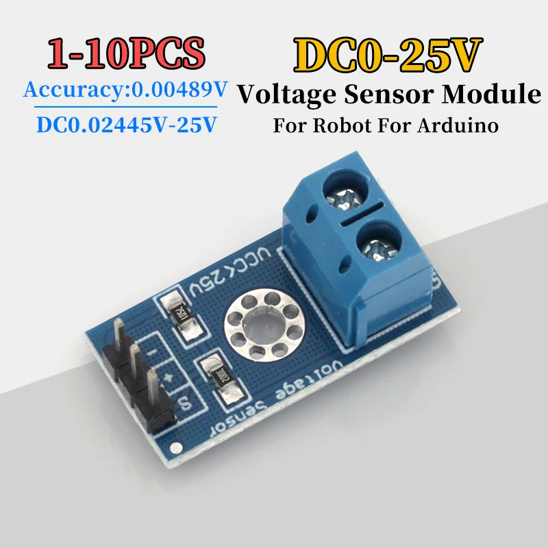 1-10PCS Voltage Detection Module Sensor For Arduino Electronic Building Blocks