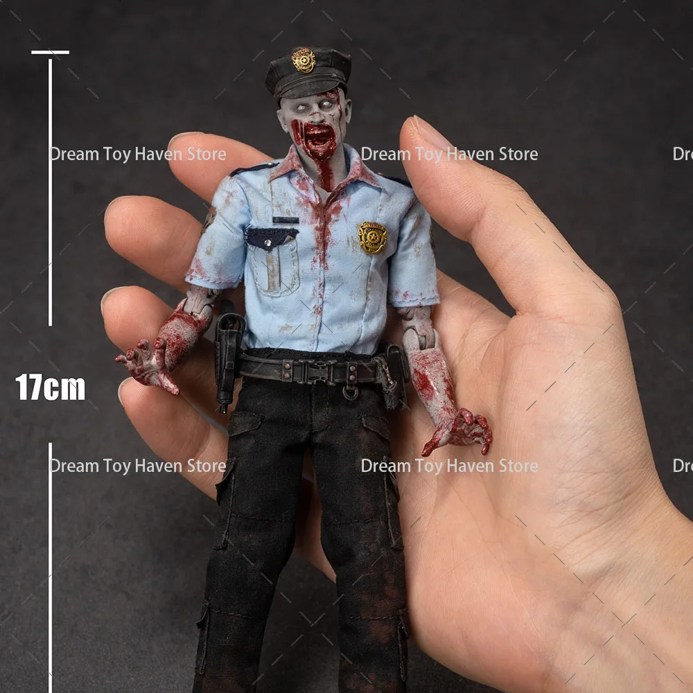 

Патриот-студия, масштаб 1/12, мужской солдат, сердитый зомби, полицейский, выгравированный офицер, 6 дюймов, экшн-фигурка, коллекционные куклы