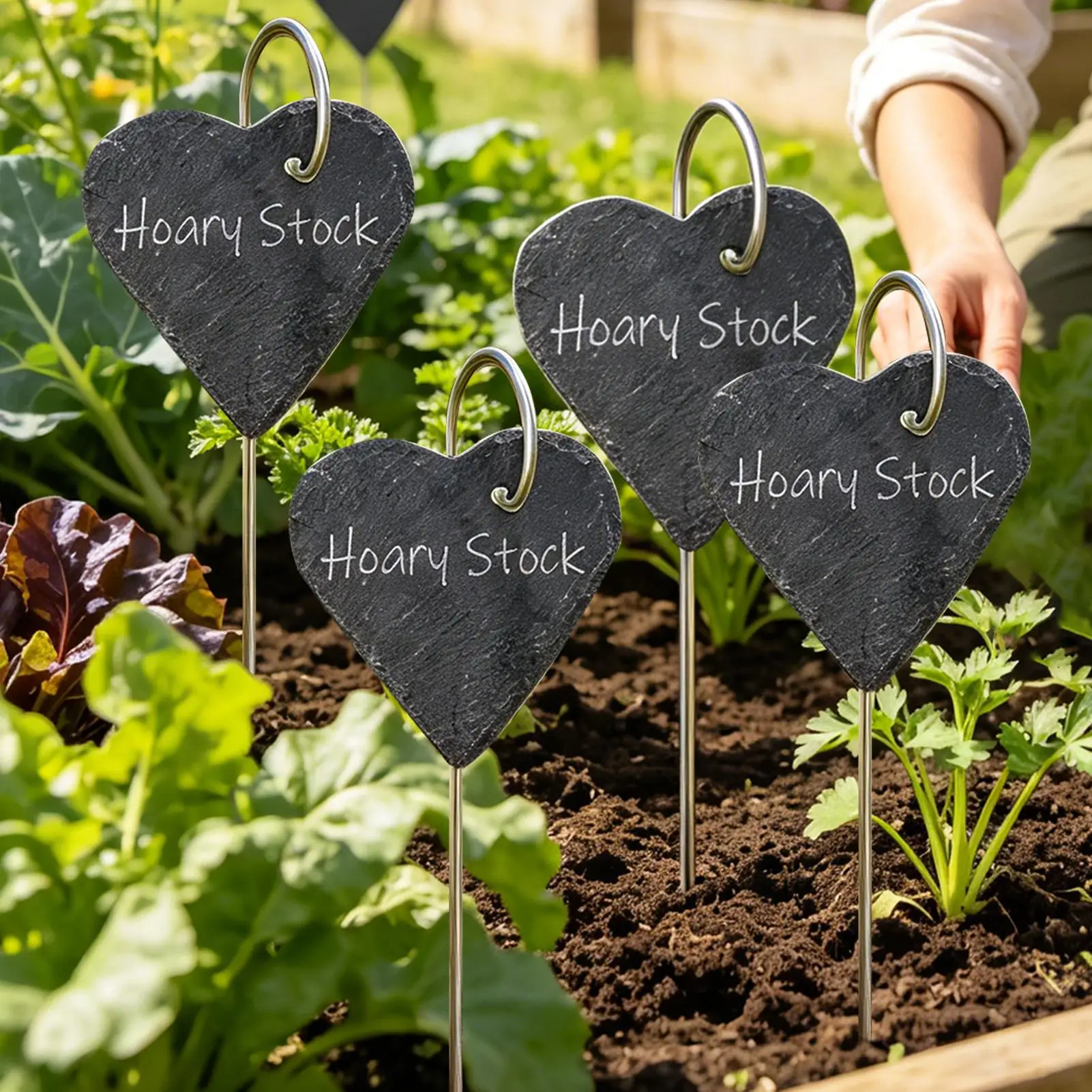 

Small Shepherds Hook 30 Pieces Metal Stainless Steel Deformed Tag Hanger Garden Sign Hooks Holder For Flower Baskets Bird Feeder