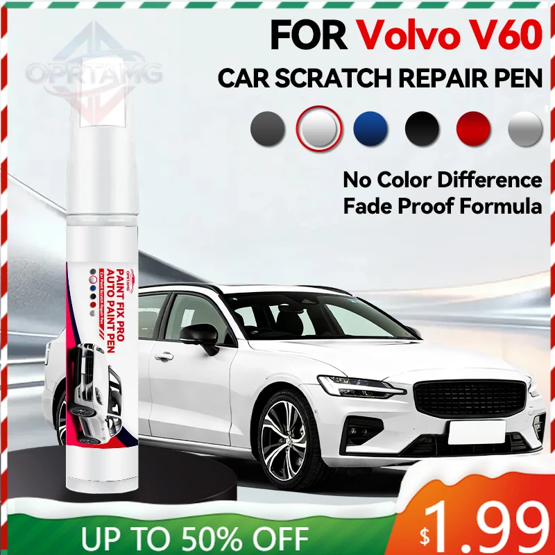 Herramienta para Vehículos VOLVO V60 2010-2025 P1 SPA, Lápiz de Reparación de Pintura, Eliminador de Arañazos, Accesorios para Auto, Negro Blanco B