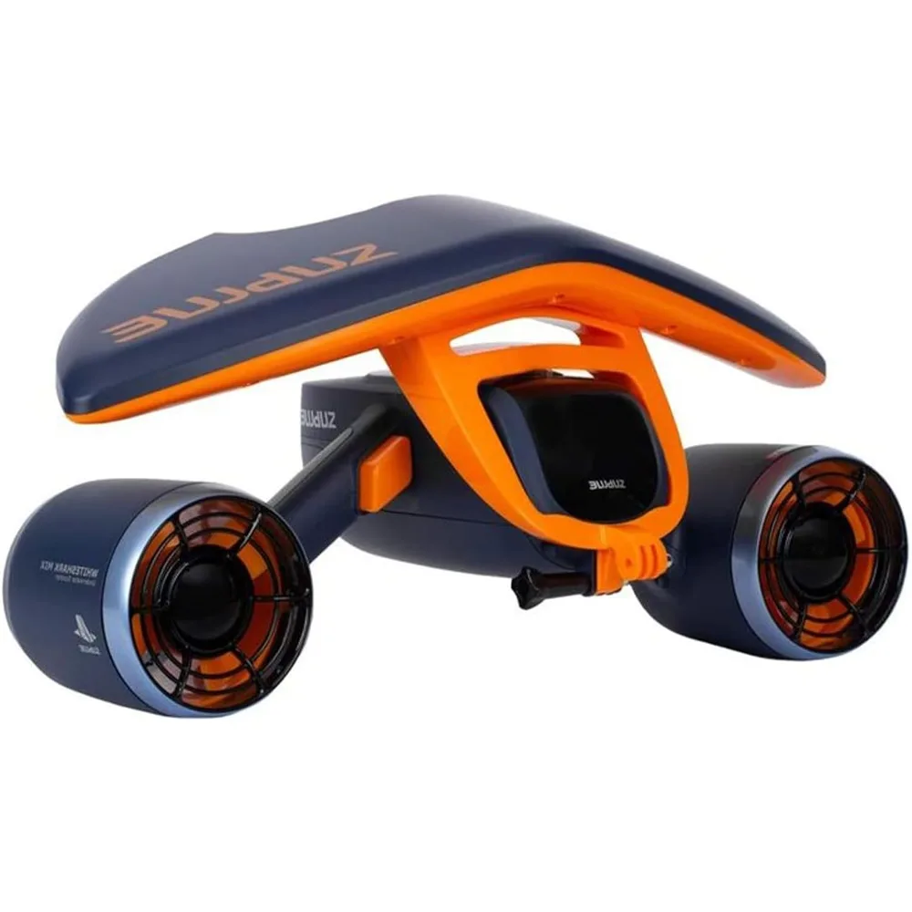 

nderwater Scooter Dual Motors, Action Camera Compatible, Water Sports Swimming Pool Scuba Diving for Kids/Adults