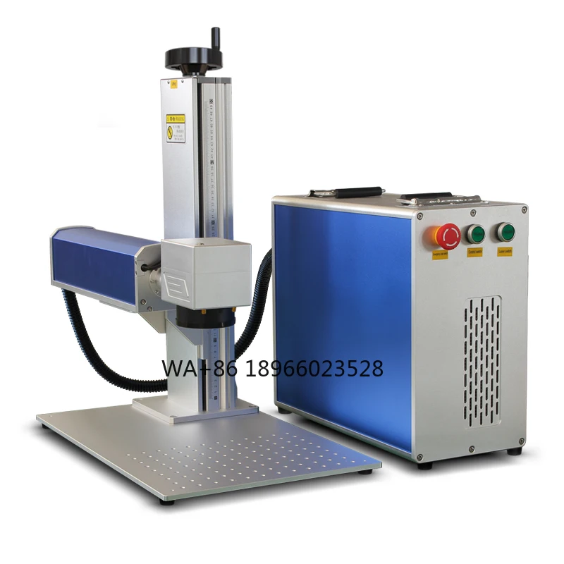 30W 50W 100W Fiber  Deep Engraver New Condition Pulsed Operation with EZCAD Control System Supports AI and LAS Formats