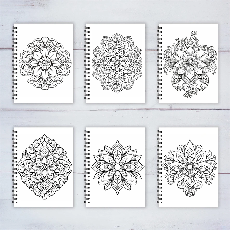 Jimsonweed Coloring Book for Adults - 8.3x 11.2 Inch 22 Page Coloring Book - Helps Reduce Stress and Ease Emotions