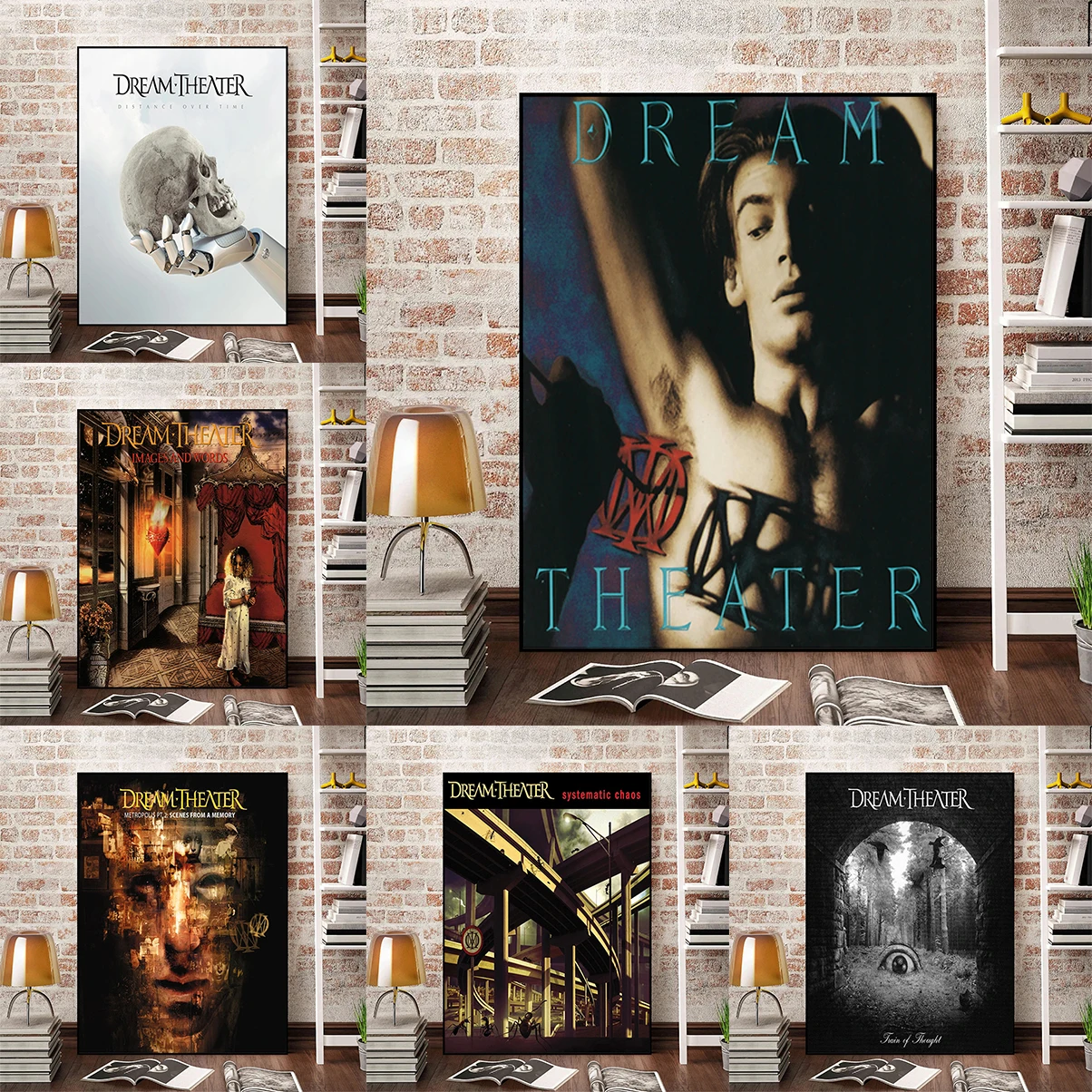 

Dream Theater Poster Decoration Bedroom Decor Room Aesthetic Picture on the Wall Posters Art Mural Vintage For Home Decorations