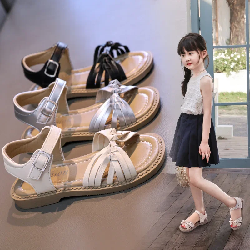 Sandales pour enfants 2025 été nouvelles chaussures de princesse