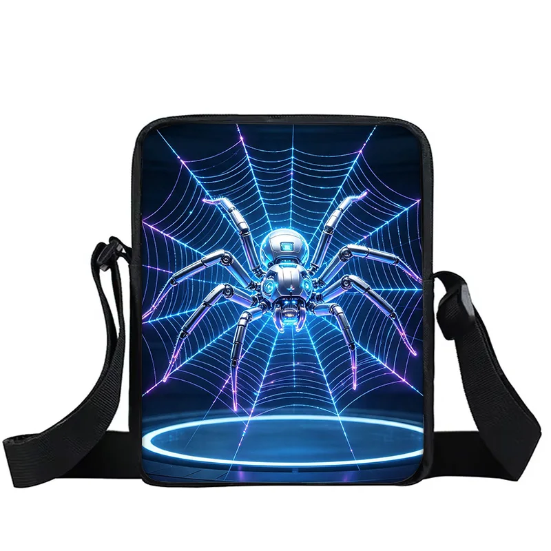 Spider School Bags Phone Bag Shopping Bag Printed Learn, Travel Shoulder Messenger Bag Handbag Best Gift Practical