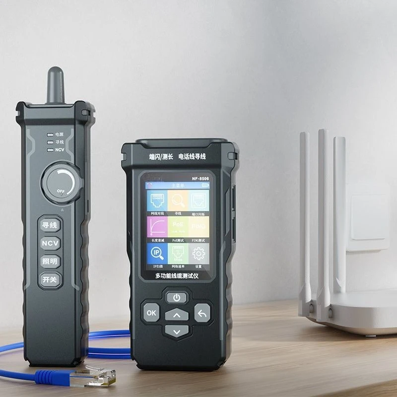 Multifunctional Network Cable Tester Wire Locator NCV Non‑Contact Voltag Test LAN Cable Finder With LED Flashlight For RJ45 RJ11