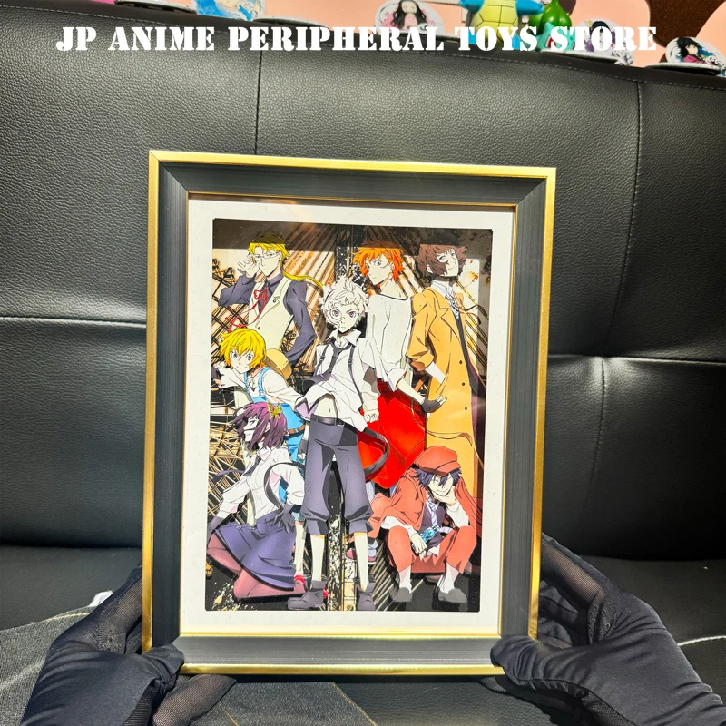 

New Bungo Stray Dogs 3D Handmade Art Painting Nakajima Atsushi Cartoon Figure Collect Picture Ornaments Decora Fans Gift