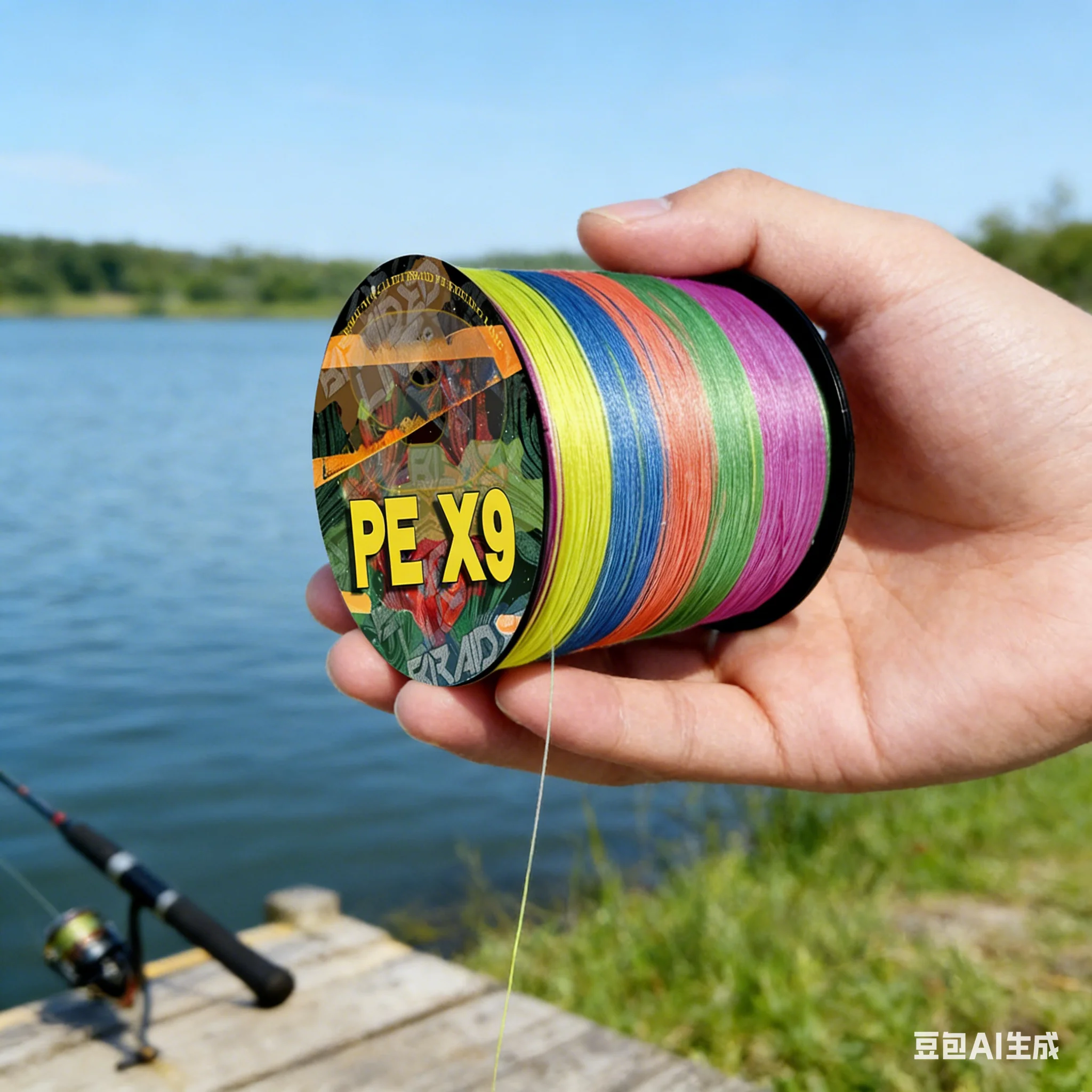 

Long-cast Fishing Line PE 100M 9/12 Strands Strong Tensile Anchor Fishing Line For Wild Fishing Professional Wire Replace Parts