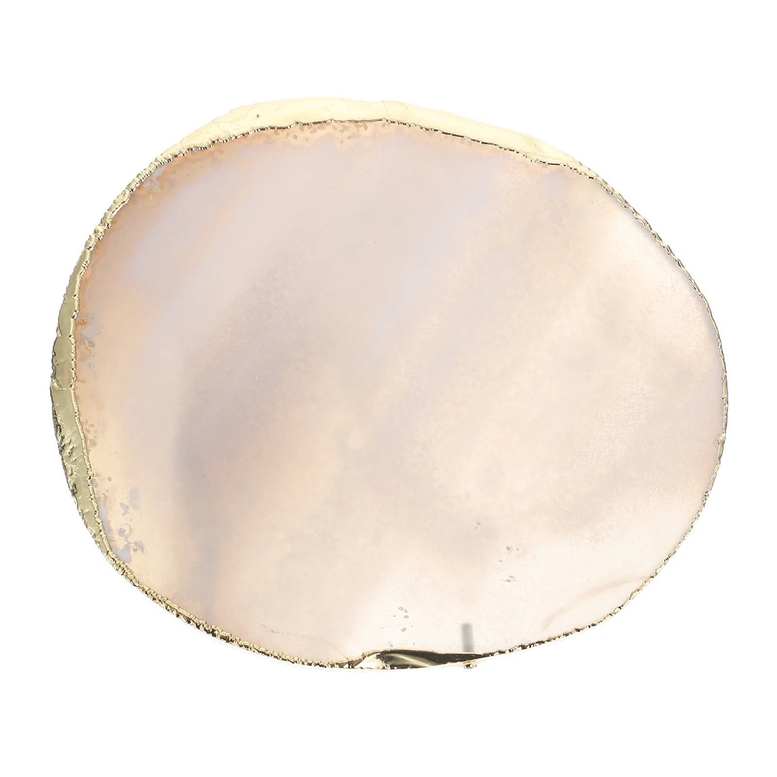 

Agate Coaster Natural Style Heat Resistant Pad Multipurpose Table Decoration Home Bar Use Agate Coaster