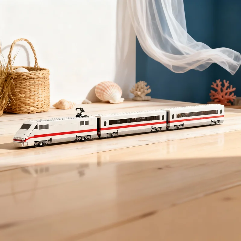 1773pcs MOC ICE 1 German High Speed Train Model Building Blocks Toy Construction Christmas Gifts Idea Kids Brick Education DIY