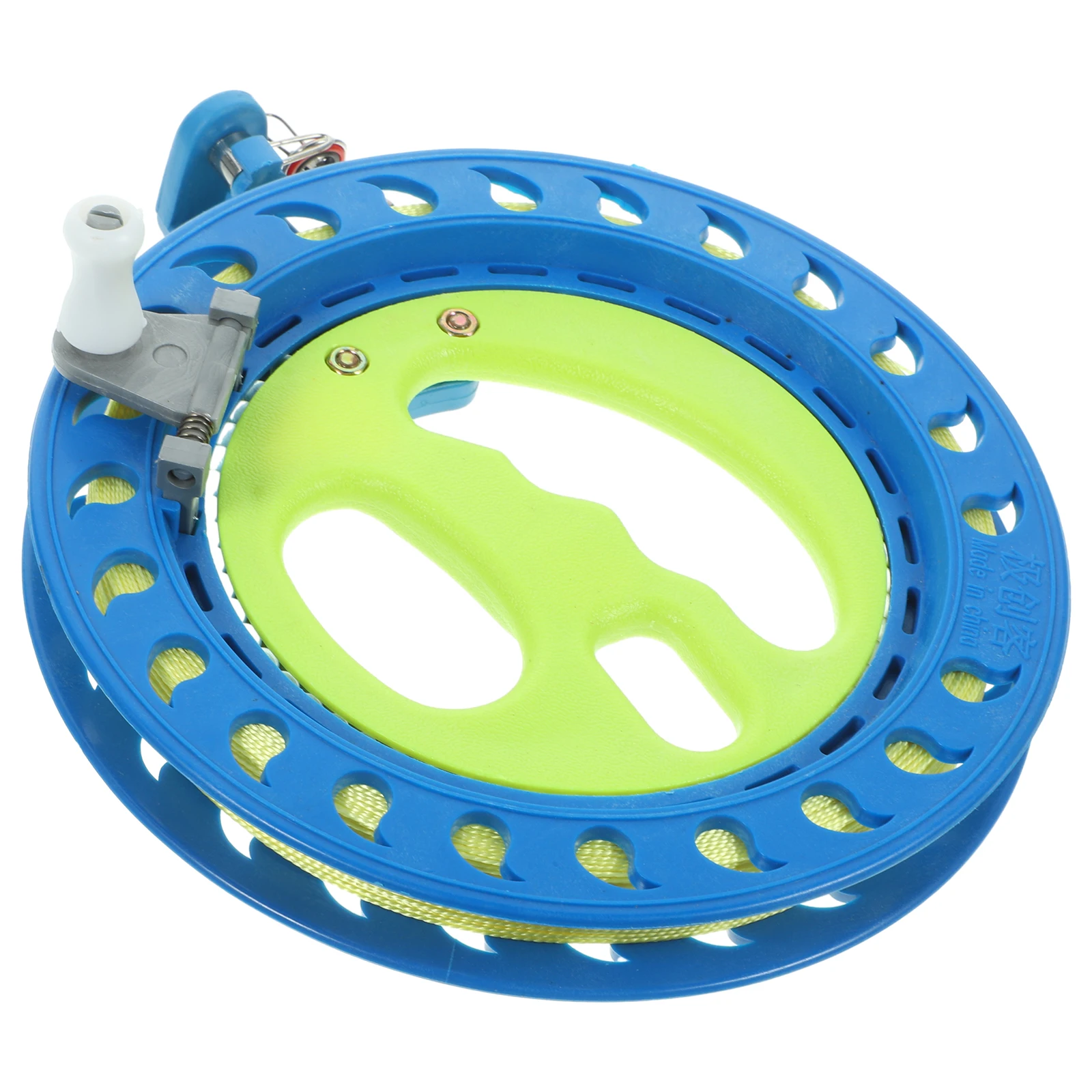 手持ちホイールツール キテリーラー ワインダー フライングアクセサリー ストリングカイト ブルー付き