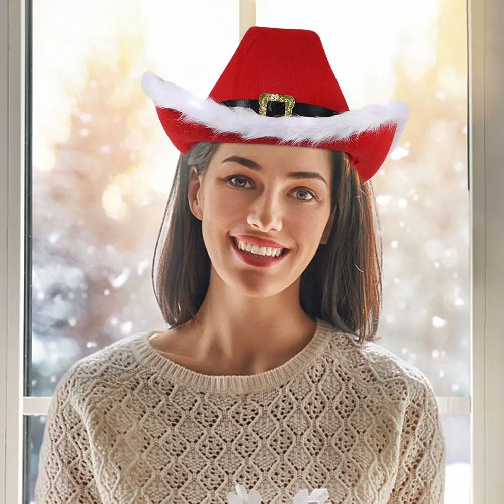 Makeup Costume Props Christmas Hat Suit Child Hats for Men Style Plastic Holiday Kit