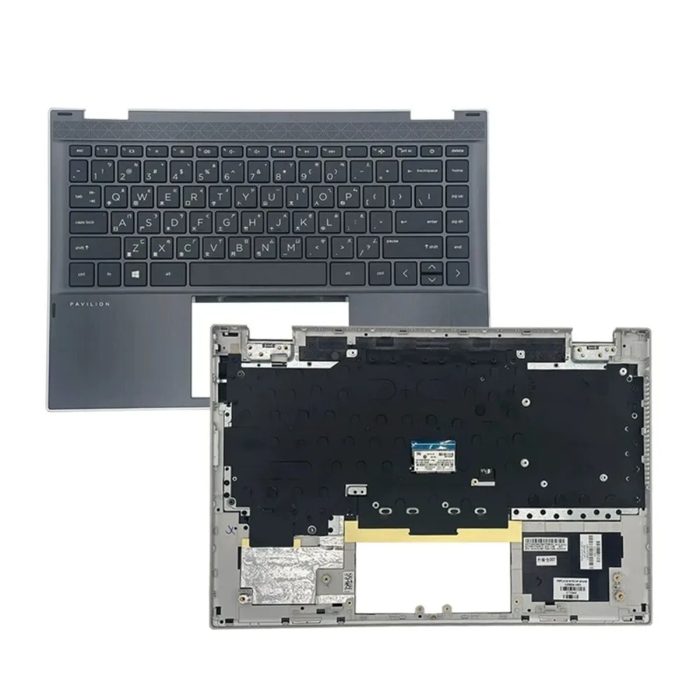 For X360 14-DW 14T-DW TPN-I137A Q171 Laptop Top Cover Keyboard C Shell Assembly (002)