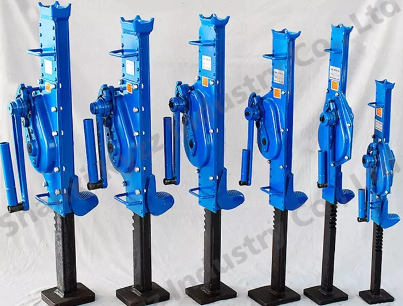 High Quality Low Profile 1.5-16 Ton Steel Rack Hand Lifting Equipment Mechanical Jack