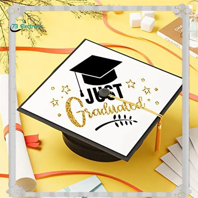 

24-Hour Delivery Sublimation Blanks Graduation Topper Heat Transfer Plate, MDF Adhesive Grad Hat Topper Decorations For Party Su