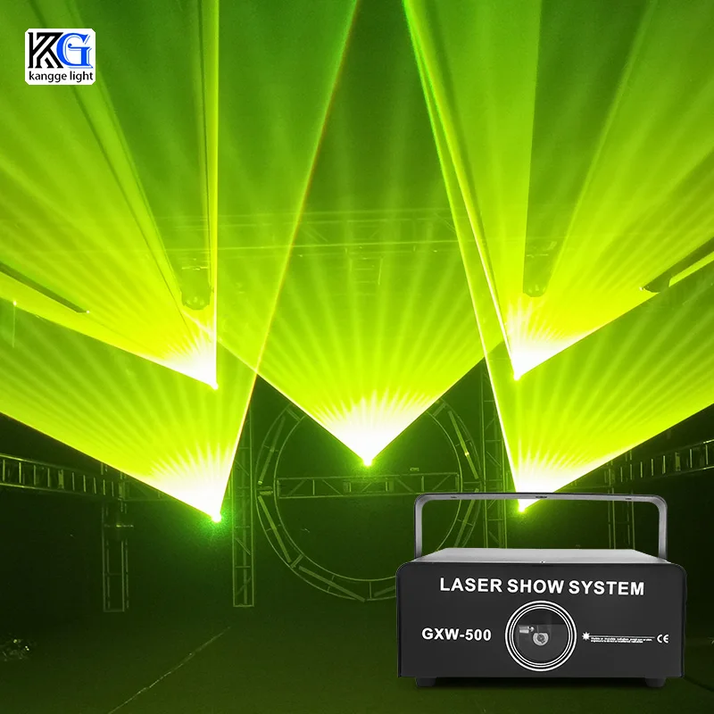 High Quality RGB Laser Light 3D Scan Stage Animation Laser Lights DJ Disco Light DMX512  Laser  Show for Party Christmas Effect
