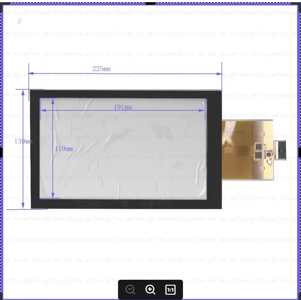 

ZhiYuSun 170920 225mm*139mm Capacitive touch screen panel for Car DVD, 225*139GPS screen glass