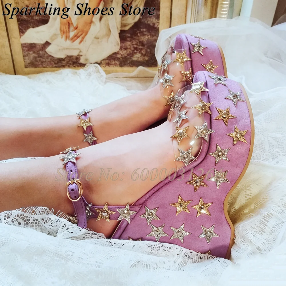 

Блестящие розовые босоножки на толстой подошве с каблуком Sweetbaby, с открытым носком, на ремешке с пряжкой, на высоком каблуке, роскошные дизайнерские туфли в стиле Лолита для косплея