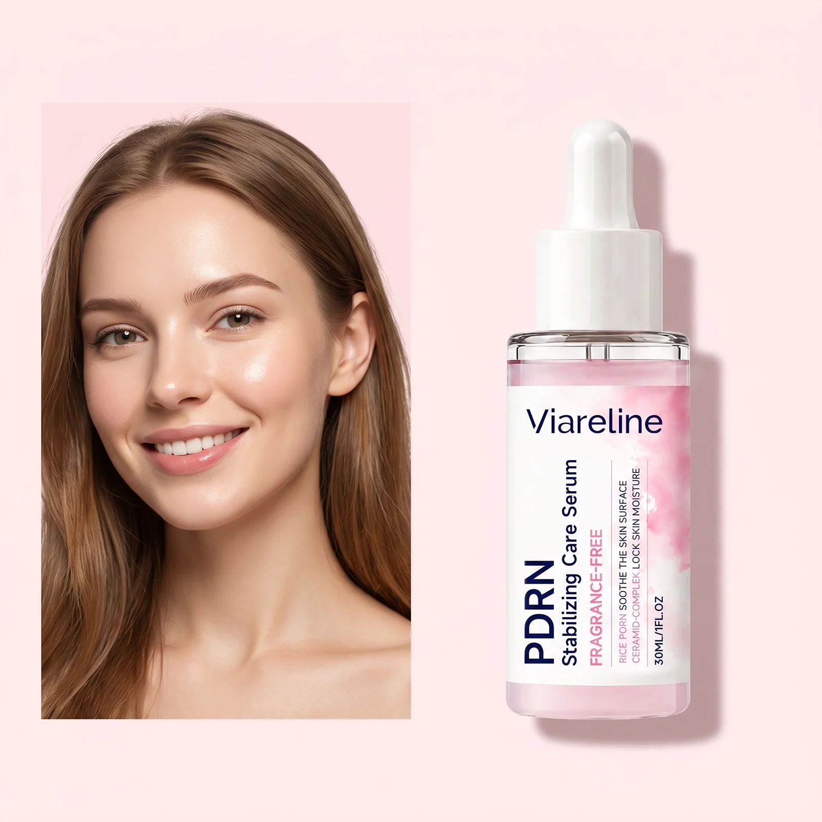 Stem Cell Serum PDRN Ampoule Collagen Moisturizing Anti-Aging Essence Reduce Fine Lines Wrinkle Tighten Brighten Face Skin 1PCS