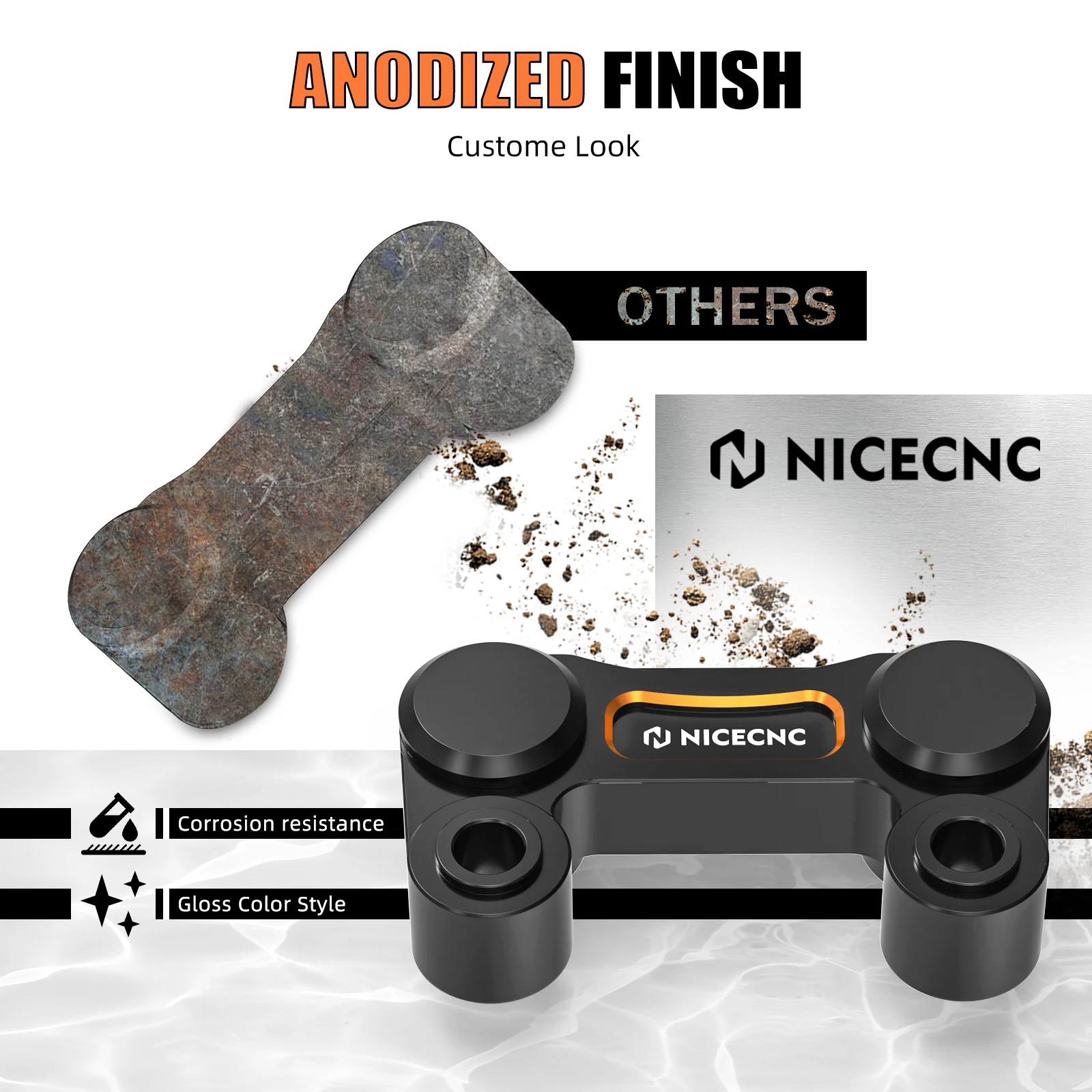 For Harley Road King FLHR Custom FLHRS 2000-2022 Handlebar Riser Pull Back Plate Road Glide FLTRX 2015-2024 Street Bob FXBBS 114 - Image 3