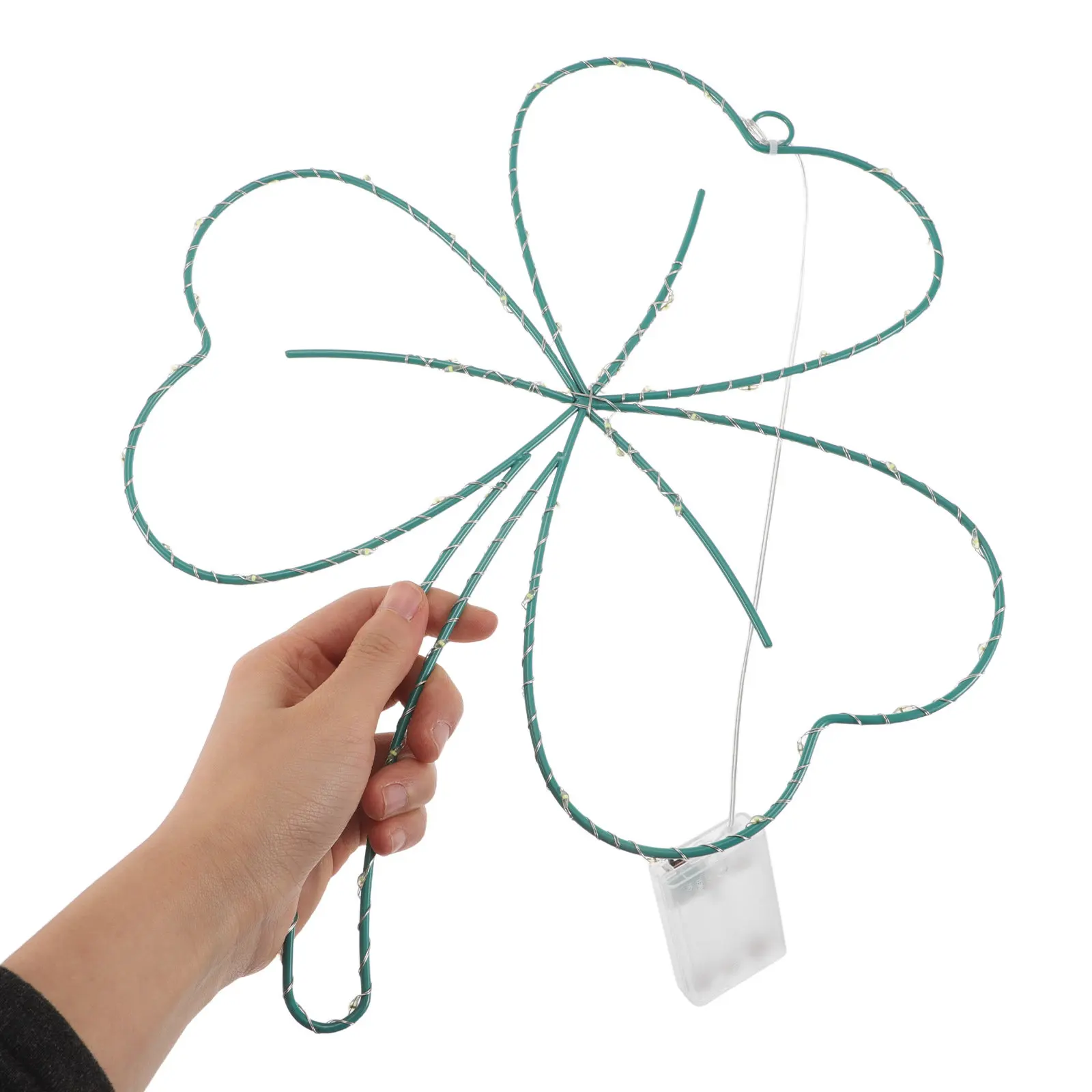 lighted-green-shamrock-wall-decoration-powered-1376x114-led-irish-themed-window-light-st-patricks-day-clover-lighted