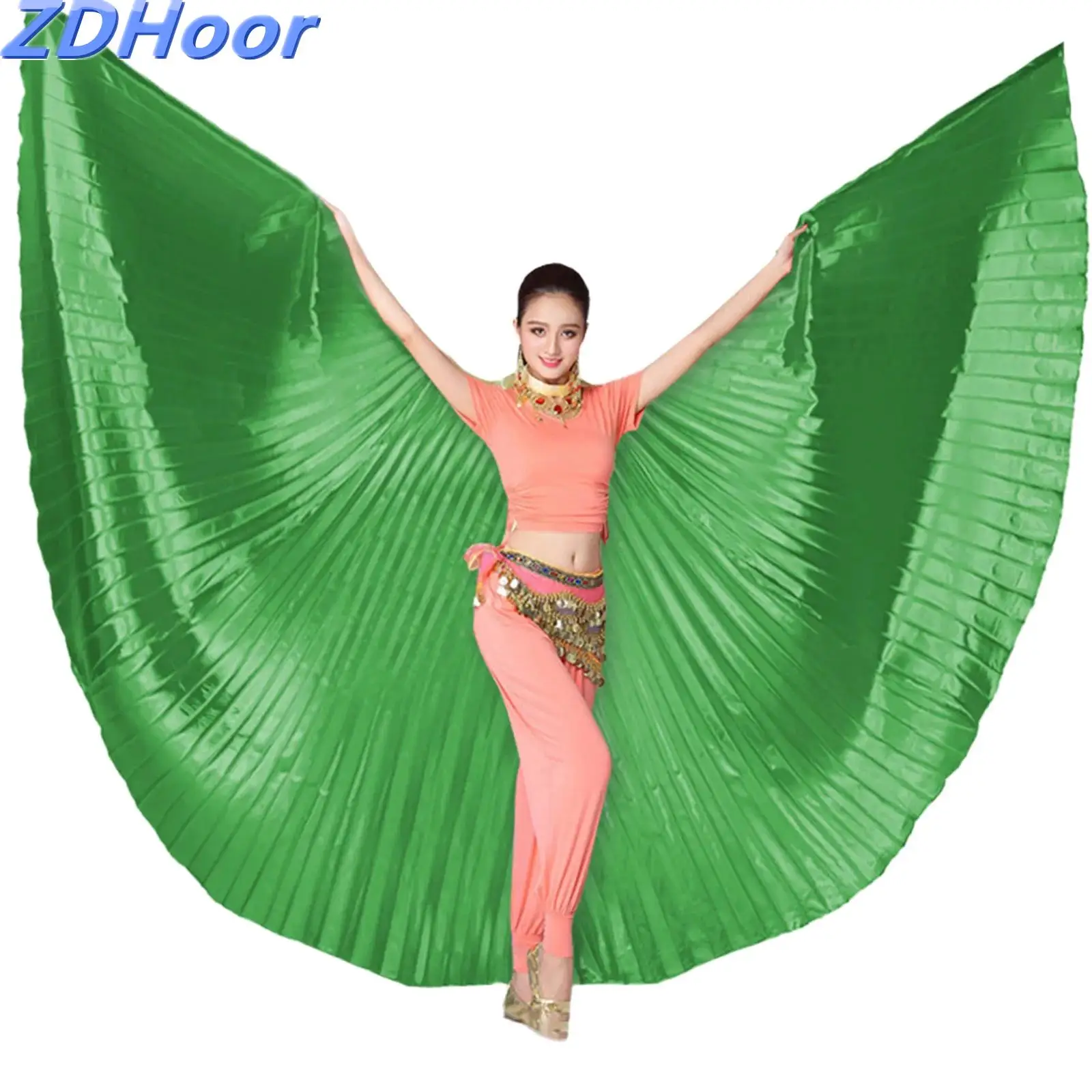 

Belly Dance Wings Without Sticks 360 Degree Angle Wings Costumes Accessories for Dancing Props Carnival Festivals Stage