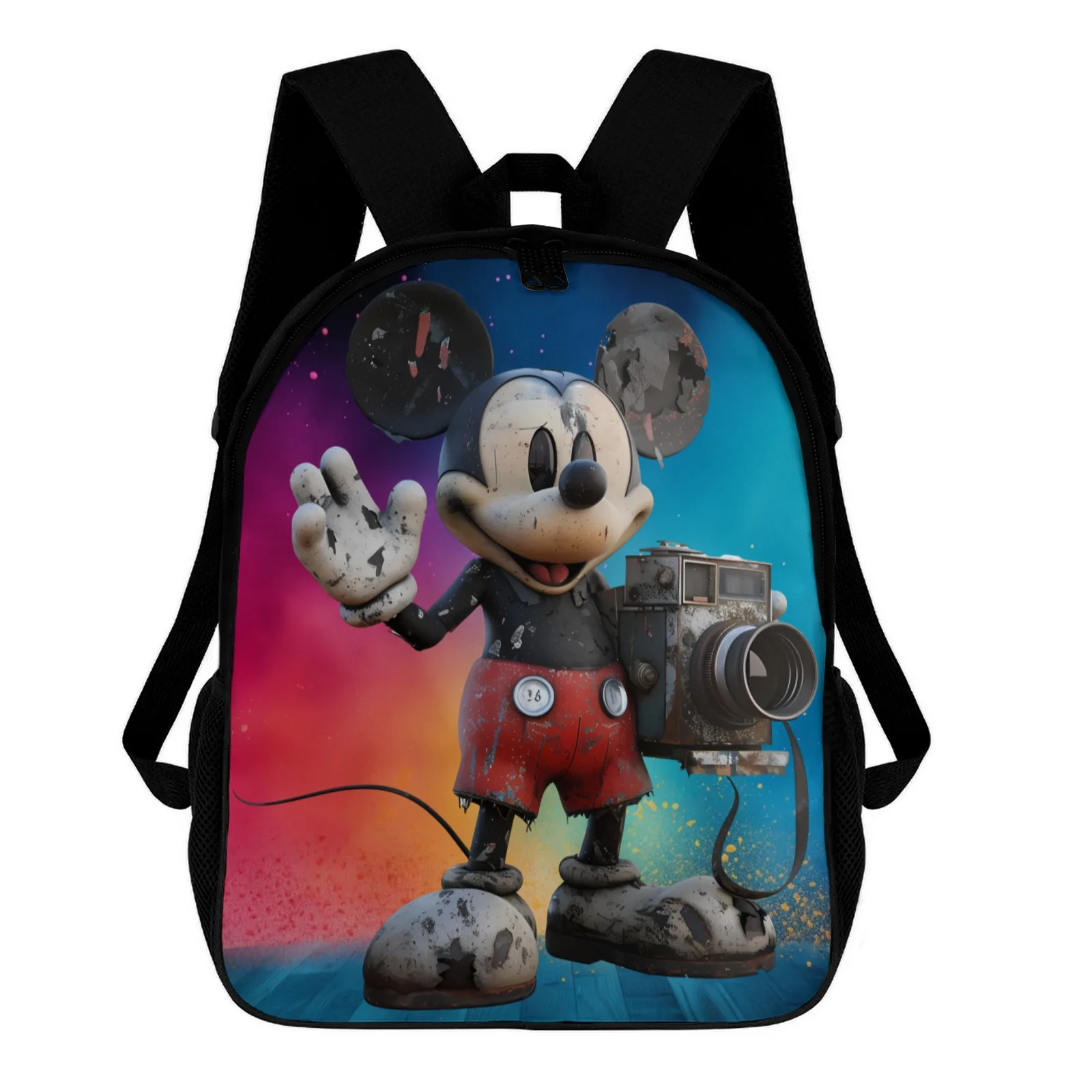 

Mickey Mouse Child Girl Bag Printed School Bag 12 Inch University Bag Woman 12 Inch School Backpack Bag