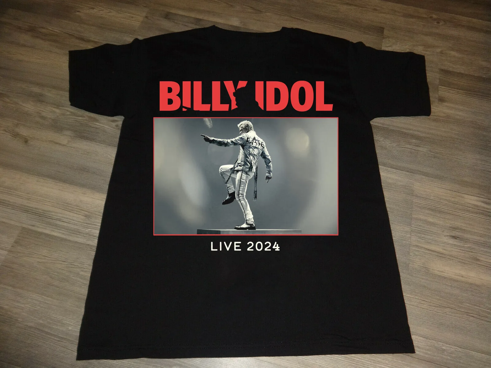 Billy Idol 2024 thank you memories signatures T-Shirt S-4XL cg507