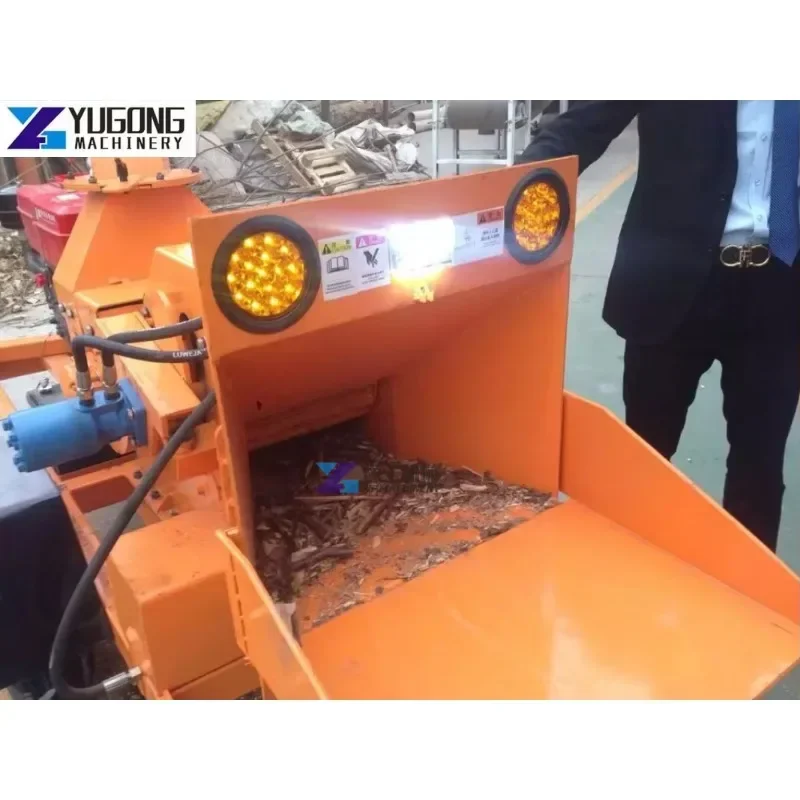 Tolcat Atv Garden Branch Crusher Electric Hot Selling Engine Pto Wood Shredder Chipper Machines Diesel for Sale