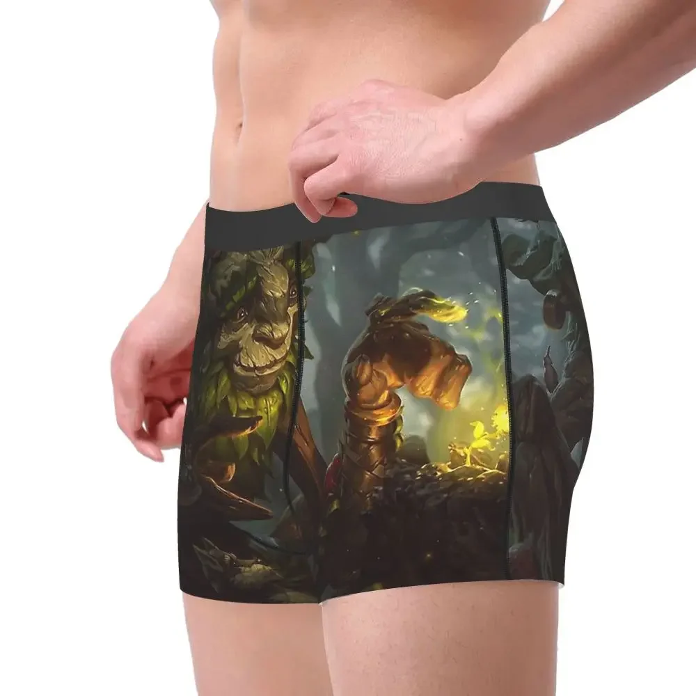 Ivern League of Legends LOL MOBA Games Underpants Cotton Panties Man Underwear Print Shorts Boxer Briefs