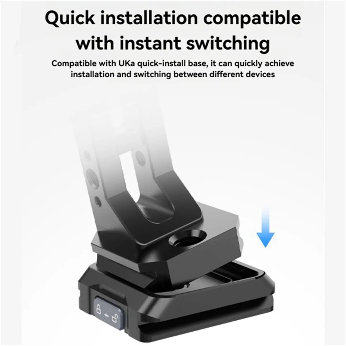 MA53 Phone Mount with Ball Head 360° Rotation for Photography, Livestreaming and Vlog Recording on Tripods and Stands