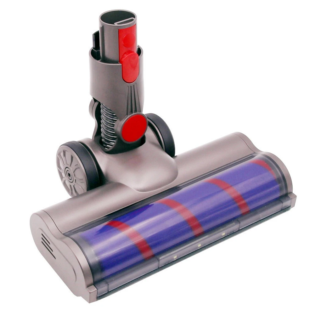 หัวแปรงสำหรับ Dyson V7เครื่องดูดฝุ่น V11 V10 V8อะไหล่แปรงกวาดพื้นแบบนุ่มลูกกลิ้งขัดเท้า