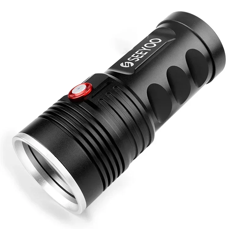 Professional Aluminum 365 NM UV Flashlights Rechargeable Cured Resin Trace Inspection LED UV Torch Light