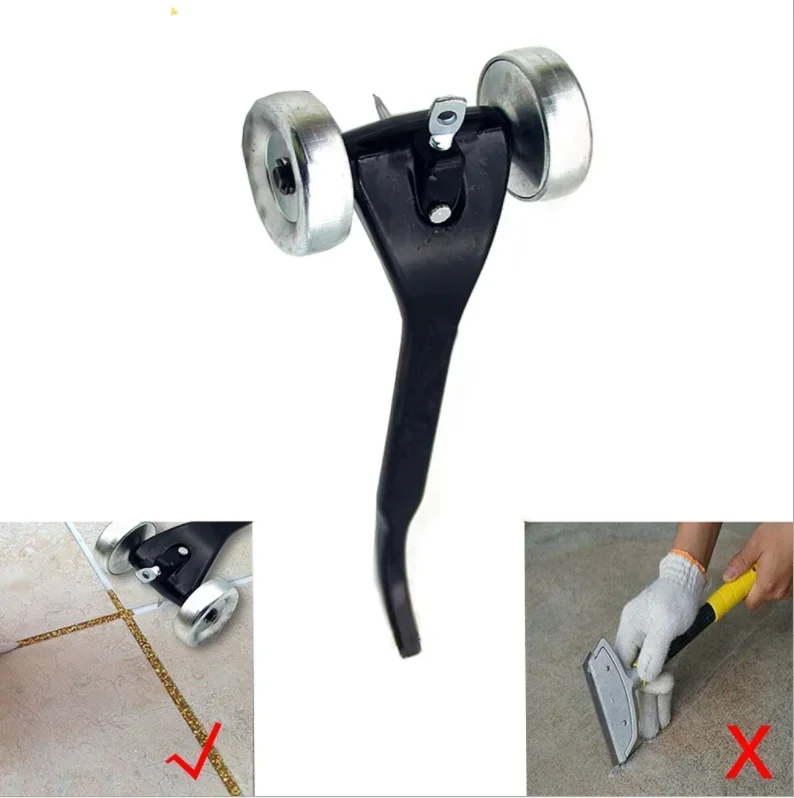 Worker Cast Aluminum Stitcher Portable Tool Wall Durable Accessories Brick Skate Wheel Joint Raker Crack Cleaning Ceramic Tile