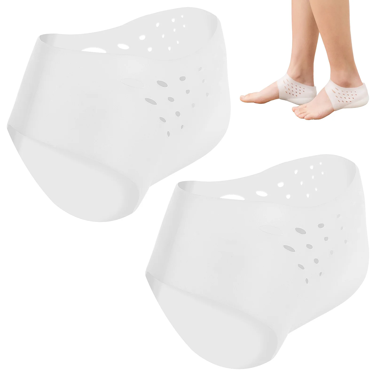 

Height Increase Comfortable Invisible Heel Lifts Breathable Shoe Inserts Silicone Shoe Inserts Foot Care Tools