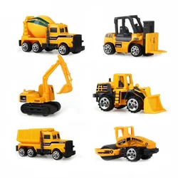 Mini Engineering Alloy Car Tractor Toy Dump Truck Model Classic Toy Cars for Children Boy Gift Kids Car Accessories 8 Styles