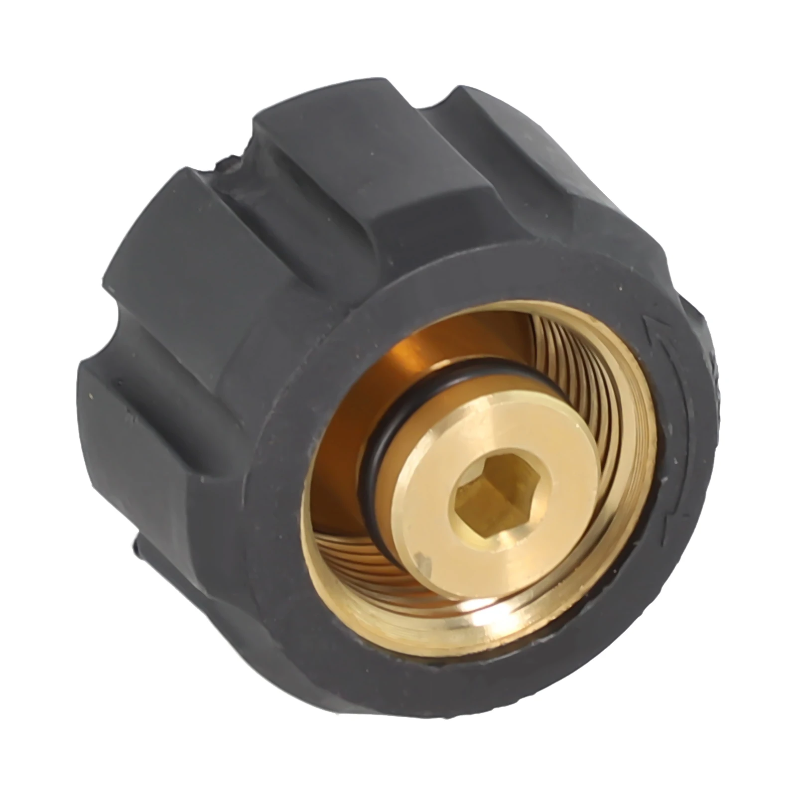 Adapter for For high Pressure Washer For lance Hose M22x1.5 to G 1/4 Female Thread with 150 C Max Temperature and 400 Bar Rating
