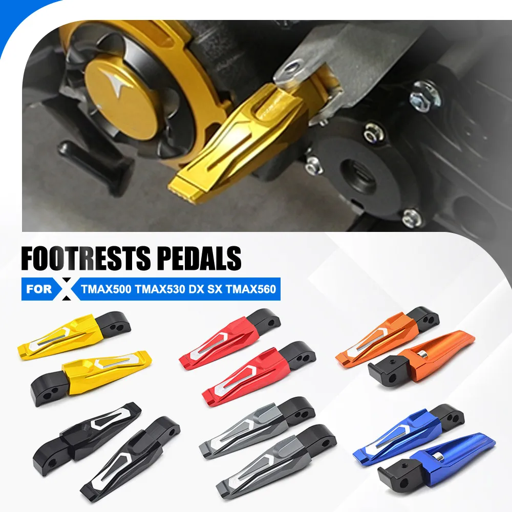

For YAMAHA TMAX500 TMAX530 DX SX TMAX560 Rear Foot Peg Footrest TMAX 530 500 T-MAX 560 2017 2018 2019 2020 2021 MT09 Tracer FZ09