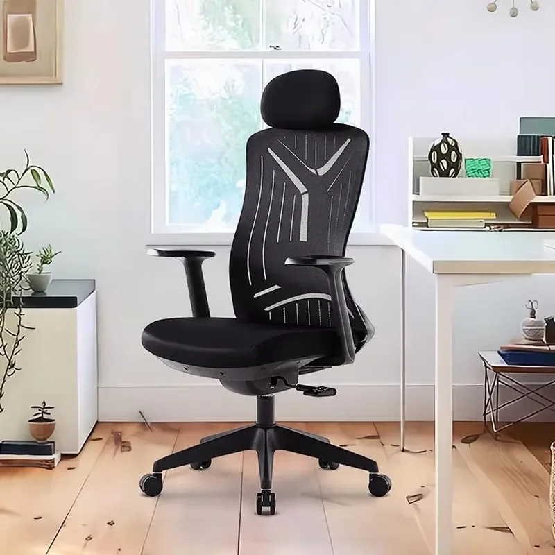 Ergonomic Computer Chair Comfortable Home Office Gaming Chair with Rotating Swivel and Height Adjustable Seat for Study Work