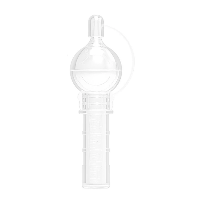 Reusable Silicone Colostrum Collector for Newborns Baby Feeding 4ML Clear Scales